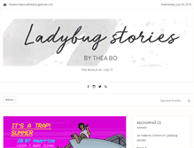 Tablet Screenshot of ladybugstories.com